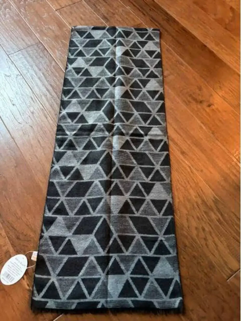 FC Geometric Pattern Polyester Scarf